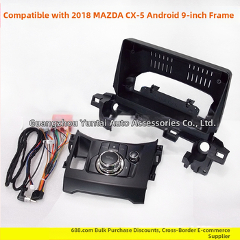Android auto navigačný rám s panelom na úpravy DVD pre Mazda CX-5 2018 – MA-68, plastový rám