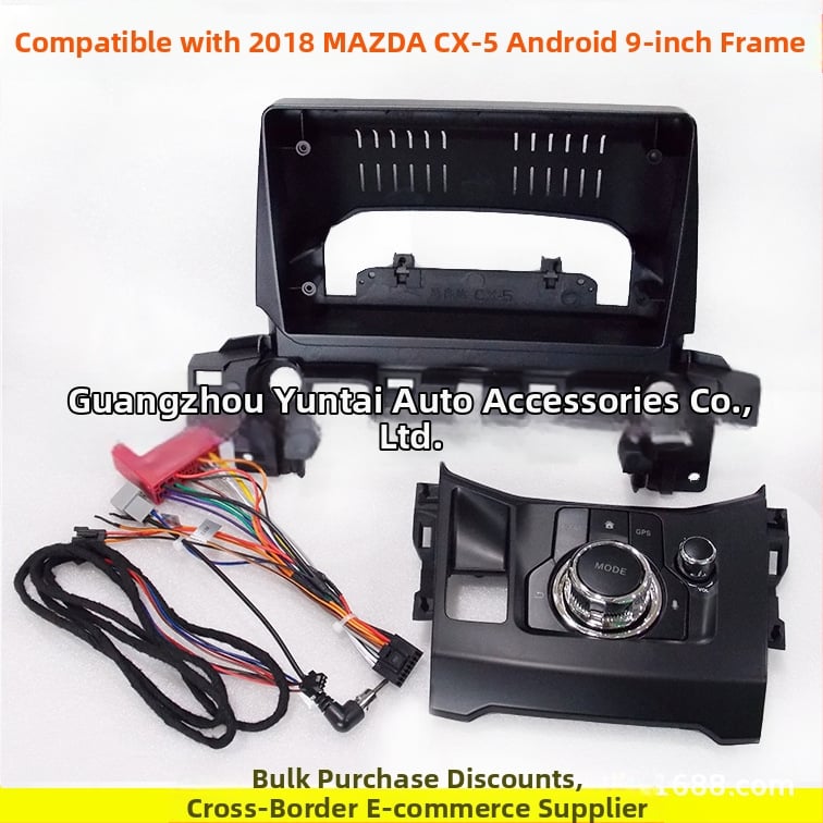 Android auto navigačný rám s panelom na úpravy DVD pre Mazda CX-5 2018 – MA-68, plastový rám