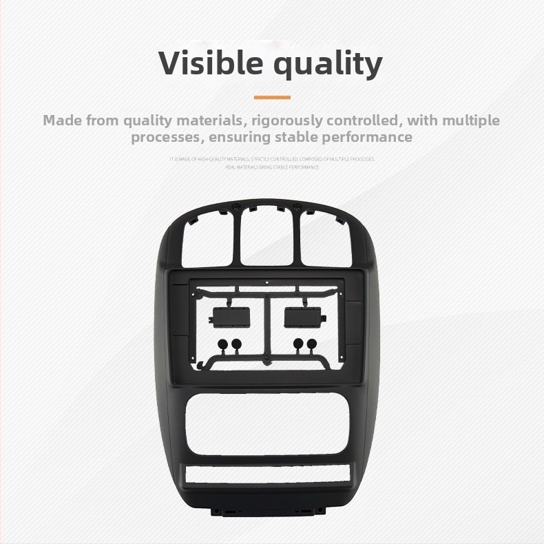 Android автомобилна навигационна рамка за Chrysler Grand Voyager 06-12, Mini-LED дисплей, 12V автомобилно захранване, OEM персонализиране поддържано.