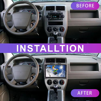 Android sustav za navigaciju u autu All-in-One za Jeep Compass (2006-2010) s IPS zaslonom