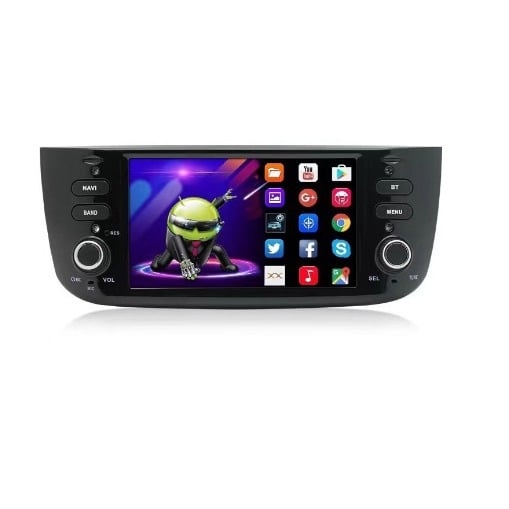 Автомобилна Android навигационна система All-in-One за Fiat Punto (2010–2016) — IPS дисплей, 12V захранване, 4x50W усилвател, OEM персонализиране