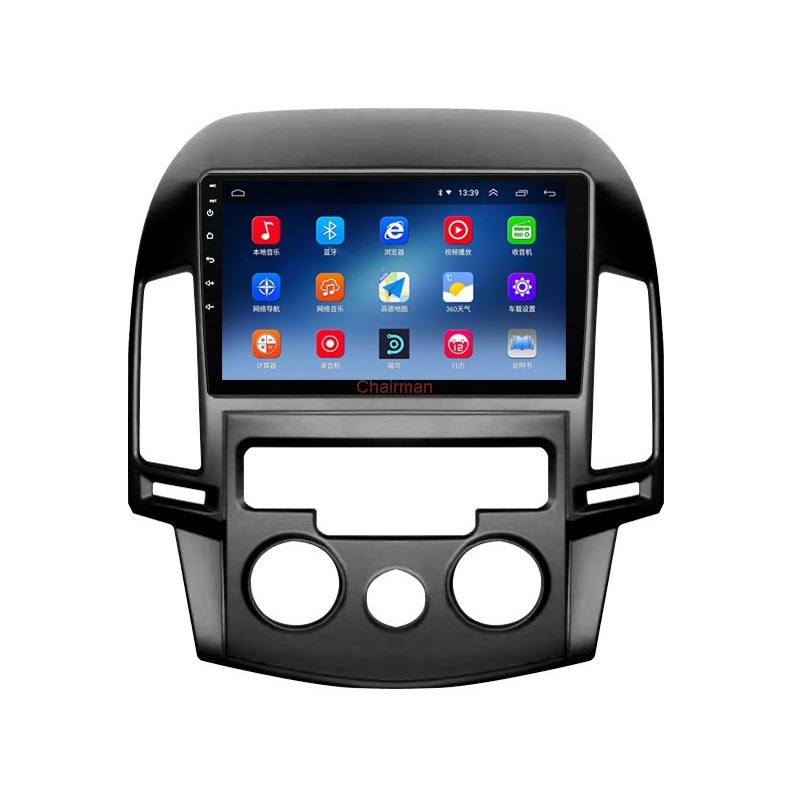 Chairman Android мултимедиен автомобилен хъб с камера за обратно виждане и GPS за Hyundai i30 (2007–2011), 12V, 4x45W, мулти-тач дисплей