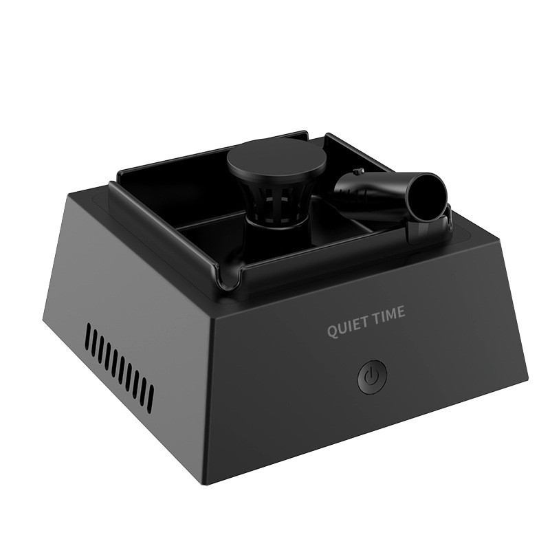 Stolni pametni pepelnjak s negativnim ionima – uklanja mirise i dim (buka <36 dB; protok zraka 50 m³/h; USB napajanje; kontrola gumbom; pogodno za kućnu upotrebu do 10 m²)