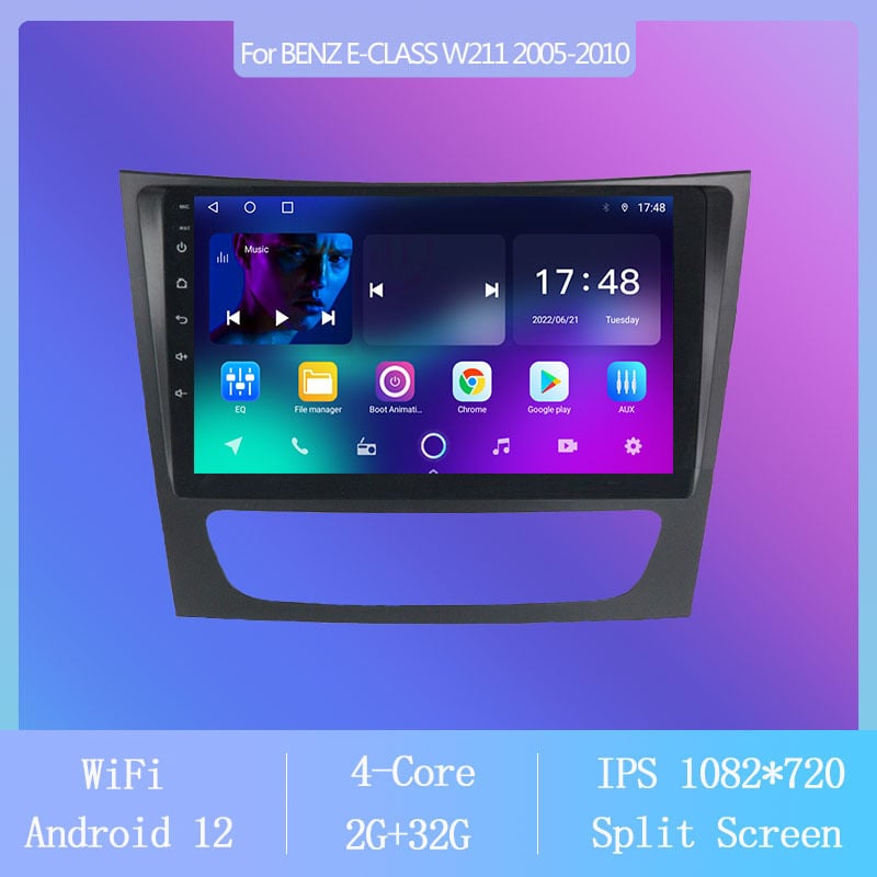 Mercedes-Benz W211 E-Class auto GPS navigacijski DVD player