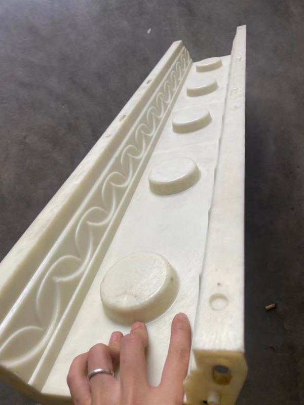 Vázoszlop mintázó forma korláthoz, európai stílusú római oszlop, cement