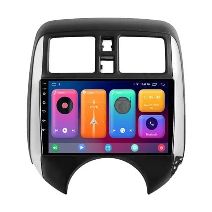 Android 9-inčni sustav za navigaciju u automobilu s Bluetooth stražnjom kamerom i CarPlay za Nissan Versa 2014–2016
