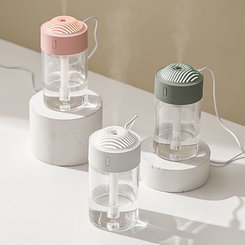 HM-104 USB stolni ovlaživač i pročišćivač zraka – tih rad, pokrivenost 31–40 m², spremnik ≤0,5 L, snaga 5 W