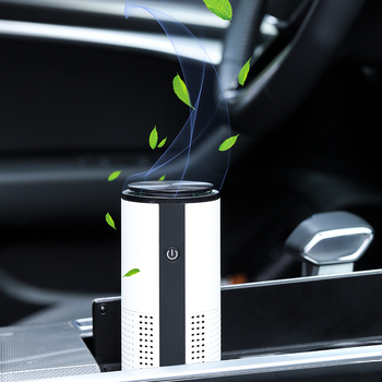 Automobilski pročistač zraka s negativnim ionima, uklanja formaldehid i mirise, USB punjenje, 50 m3/h protok zraka, kompozitni filtar