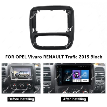 Android navigacijski okvir za automobil za Opel Vivaro i Renault Trafic (2015), ABS+PC, automatski mjenjač, 1 kg