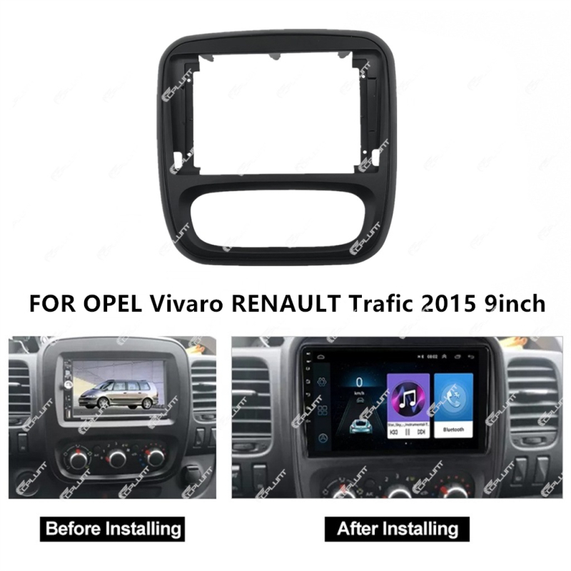 Android navigacijski okvir za automobil za Opel Vivaro i Renault Trafic (2015), ABS+PC, automatski mjenjač, 1 kg