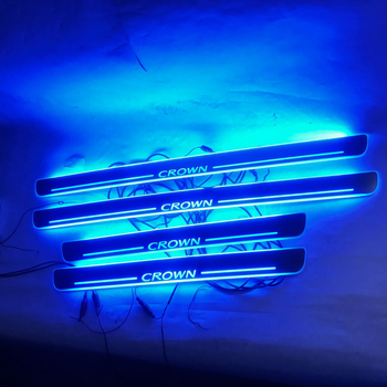 Pragovi letvice vrata s LED rasvjetom za Toyota Crown – 4-djelni set za prilagodbu pedala dobrodošlice