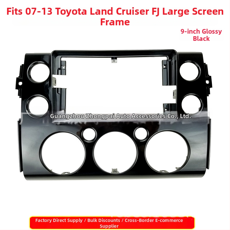 Autonavigačný DVD panel s Android rámom, ABS materiál, 12V, kompatibilný s Toyota FJ Cruiser