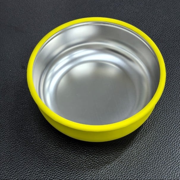 Бебешка купичка за хранене с вакуумна засмукваща поставка, от 304 неръждаема стомана и силикон, противохлъзгаща се и термоизолираща, за деца над 3 месеца