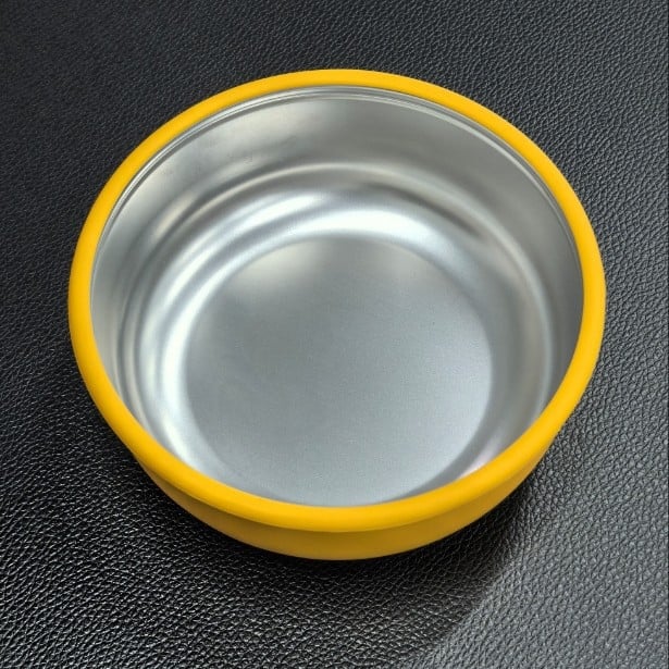 Бебешка купичка за хранене с вакуумна засмукваща поставка, от 304 неръждаема стомана и силикон, противохлъзгаща се и термоизолираща, за деца над 3 месеца