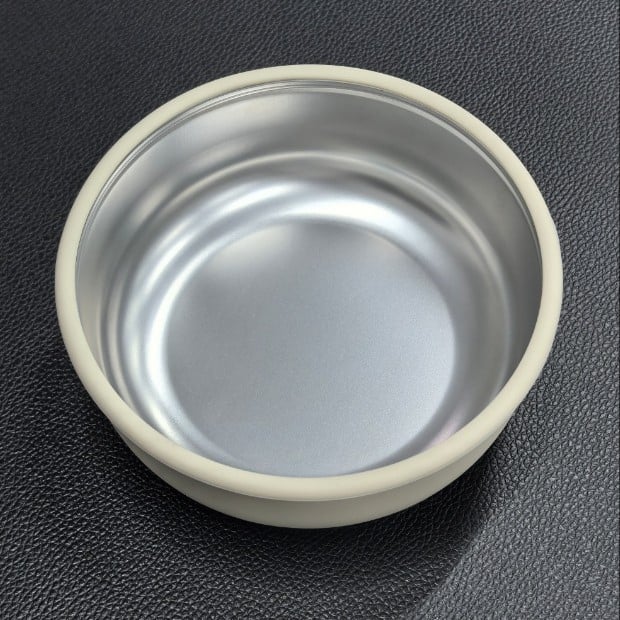 Бебешка купичка за хранене с вакуумна засмукваща поставка, от 304 неръждаема стомана и силикон, противохлъзгаща се и термоизолираща, за деца над 3 месеца