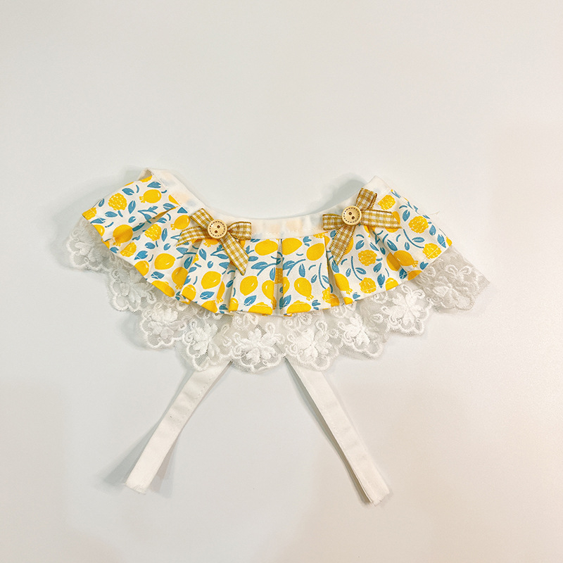 Aksesuvar za vrat ljubimaca: blok uzorak boja, poliester, univerzalna veličina, japansko-korejski stil