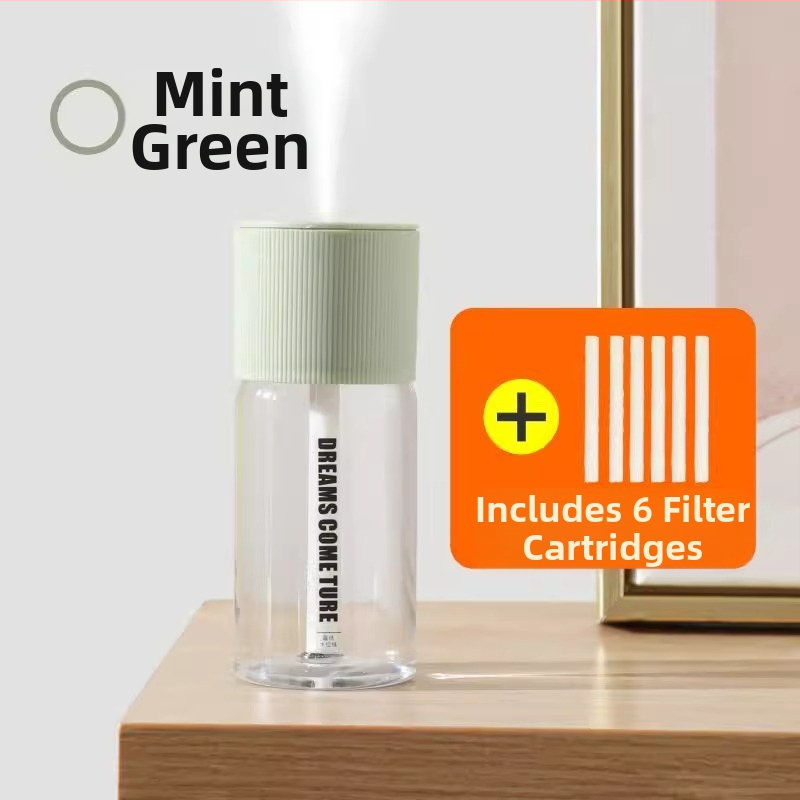 Umidificator de aer USB Mini - Ultrasonic, 3+ duze de ceață, Alimentare USB, Rezervor 0.5-1 L, Zgomot 36-45 dB