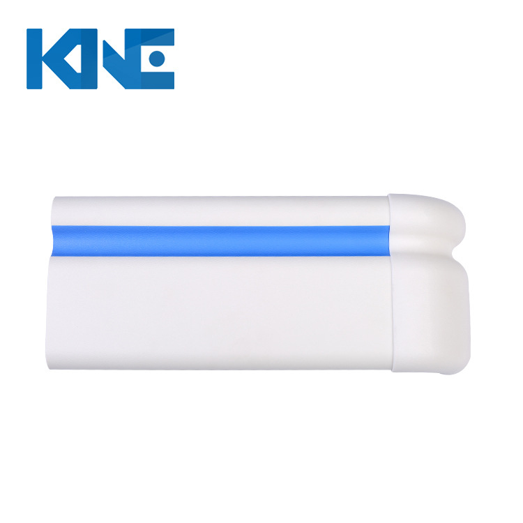 PVC folyosó korlát kórházakhoz, falra szerelhető, ütközésvédő sarokvédővel idősotthonok számára