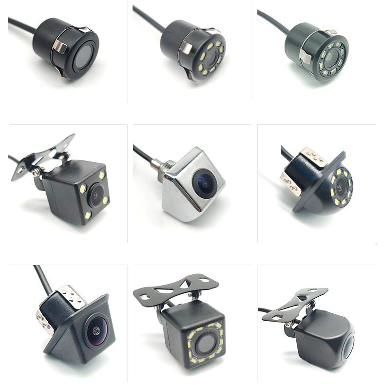 Auto tagurpidi DVD-navigatsioon 8 LED-iga, DC12V toiteallikas, 170° vaate nurk, 720x580 lahutusvõime, CVBS video-signaal