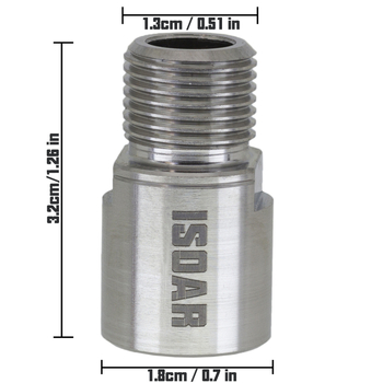 Čelični produžni os pedale za planinske i cestovne bicikle, model I-61, ISOAR