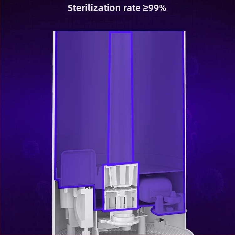 Háztartási párásító, csendes működés, 3 párásító kimenet, >10 literes víztartály, 41–60 m²-es helyiségekhez, 50 W, mechanikus üzemmód