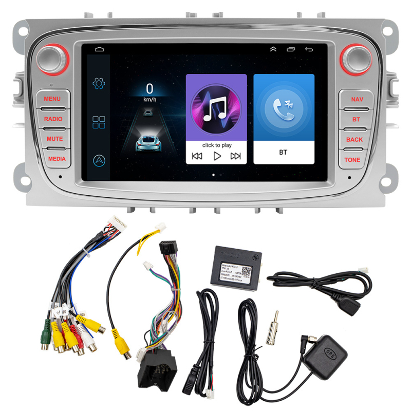7-inčni Android GPS navigacijski sustav s Bluetoothom i CarPlayom za Ford Focus MP5
