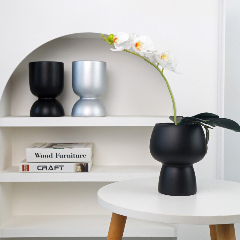Keramički lonac za orhideje Phalaenopsis, ručna izrada, prozračan, jednostavan i svestran stil, za stolnu uporabu