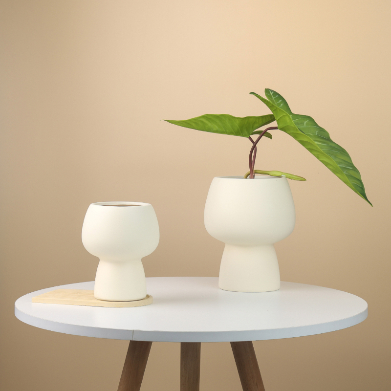 Keramički lonac za orhideje Phalaenopsis, ručna izrada, prozračan, jednostavan i svestran stil, za stolnu uporabu