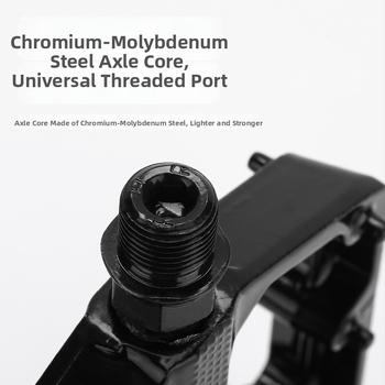 Pedale pentru biciclete de munte și de drum - aliaj din aluminiu/otel, pedale DU duble, anti-derapare lărgite, Bin Hao 653, Pj-19