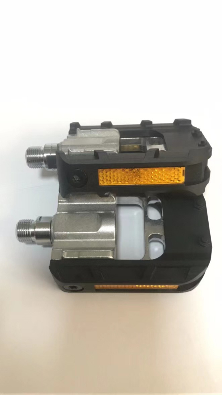 Sklopna pedala za bicikl — aluminijska legura, Quick, model 43-15-2, kompatibilna s biciklima