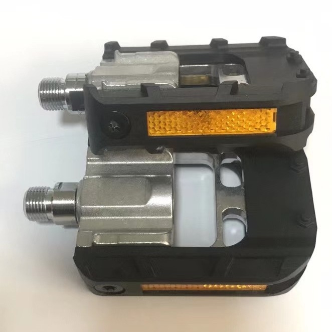 Sklopna pedala za bicikl — aluminijska legura, Quick, model 43-15-2, kompatibilna s biciklima