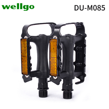 WELLGO M085 pedala za planinske i cestovne bicikle — plastično tijelo, kompatibilno s MTB i cestovnim modelima