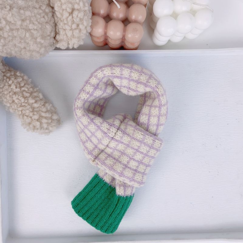 Șal de lână de iarnă, model în grilă, țesătură simplă, Jacquard