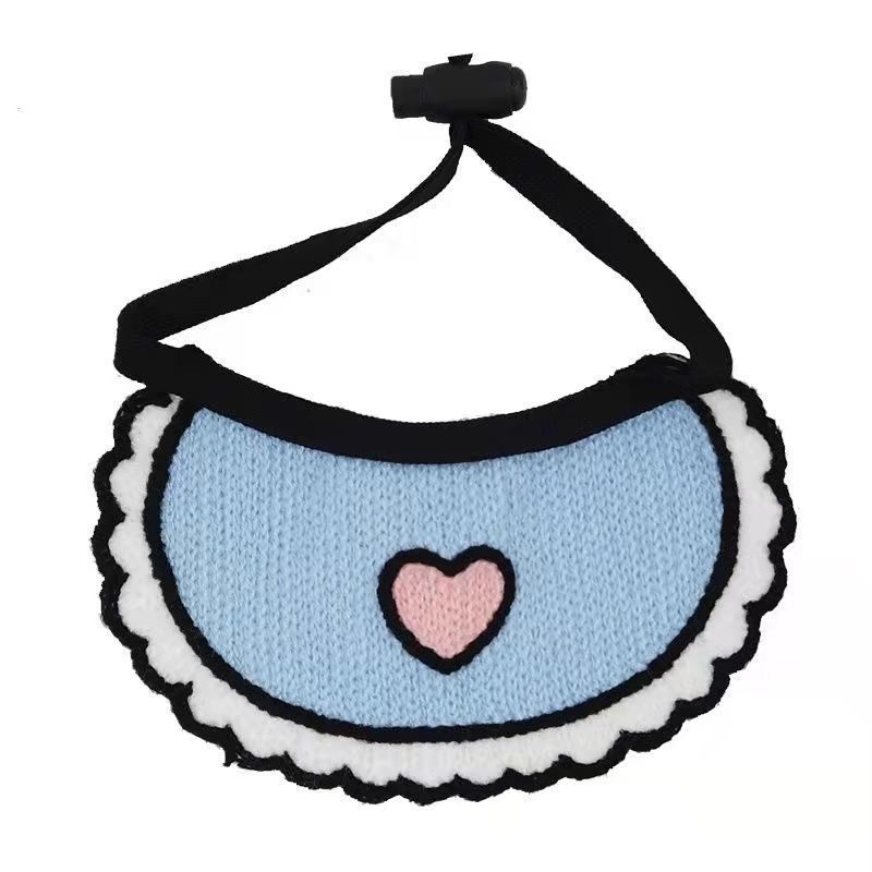 Drool bib Cartoon mintával, gyapjú anyag, INS stílus, Négy évszak