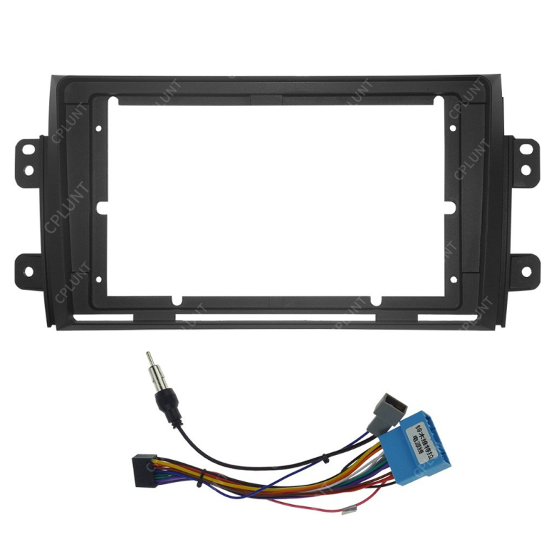 Okvir srednje konzole za DVD navigaciju za Suzuki SX4 Tianyu – ABS+PC, težina 1 kg, kompatibilni modeli 2006–2014