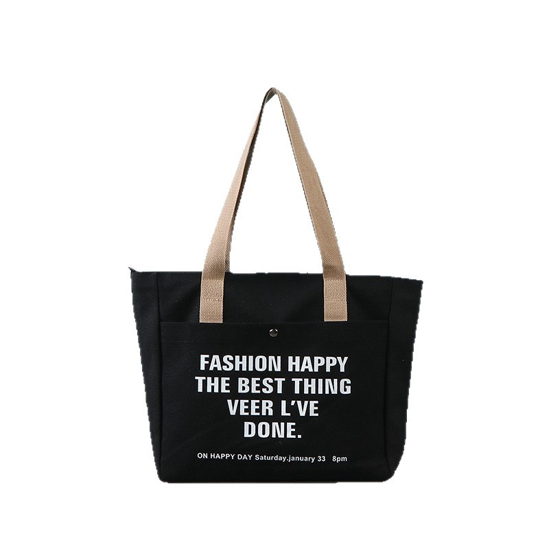 Платнена торба с персонализирано лого, еднорамна презрамка, голям капацитет; печат: термотрансфер, ситопечат, машинен печат