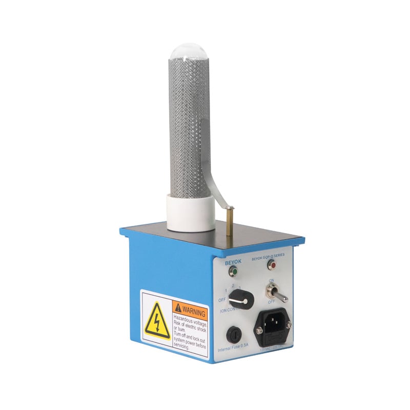 Sissehitatud plasmapuhastusventilaatoriplokk toidutööstuse kanalitele — lõhna eemaldamine, desinfitseerimine, steriliseerimine ja õhu puhastus; õhuvool 1000 m3/h, müratase 10 dB, kõrgepinge koronatehnoloogia