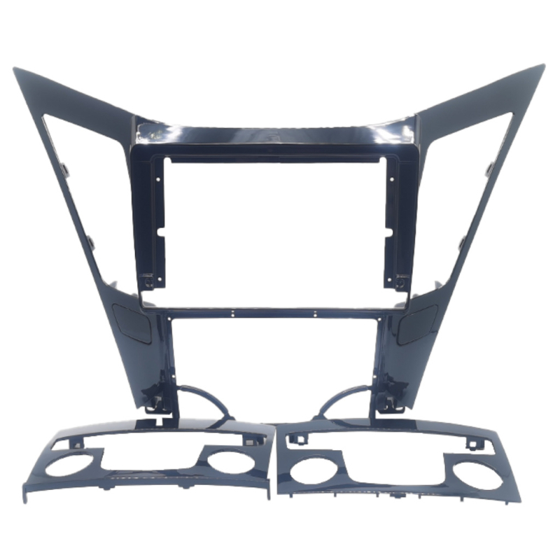 Okvir za navigacijski DVD u središnjoj konzoli za Hyundai Sonata 8, materijal ABS+PC, kompatibilno s modelima 2011-2014, težina 0,5 kg