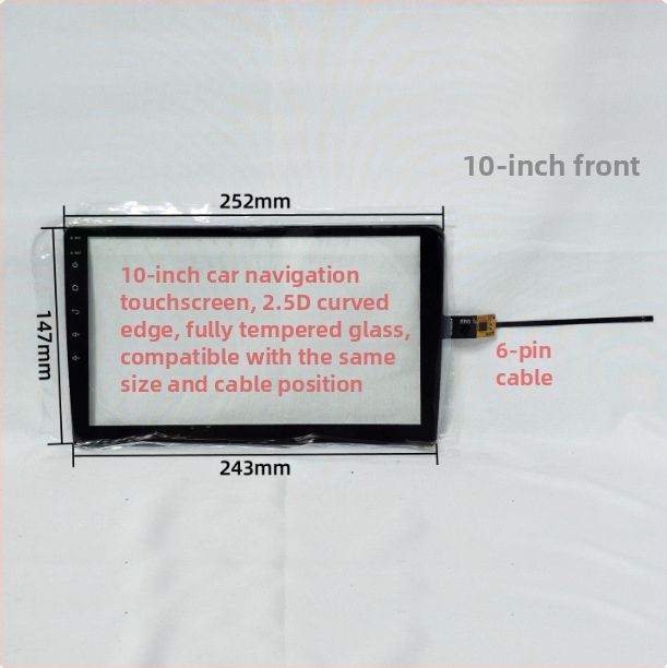 Android navigačný dotykový displej do auta GT911 – univerzálny externý displej pre DVD v aute, centrálna konzola