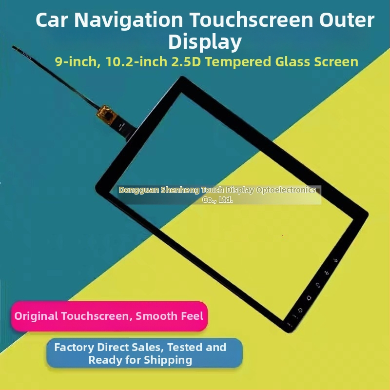 Android navigačný dotykový displej do auta GT911 – univerzálny externý displej pre DVD v aute, centrálna konzola