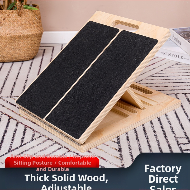 Podložka na nohy pod stolom z masívneho dreva, skladacia a prispôsobiteľná, moderný minimalistický štýl, model 01