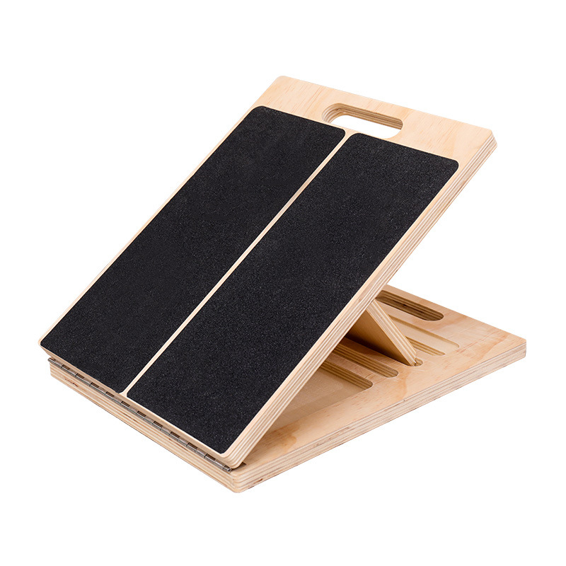 Подложка за крак под бюро от масивно дърво, сгъваема и персонализируема, модерен минималистичен стил, модел 01