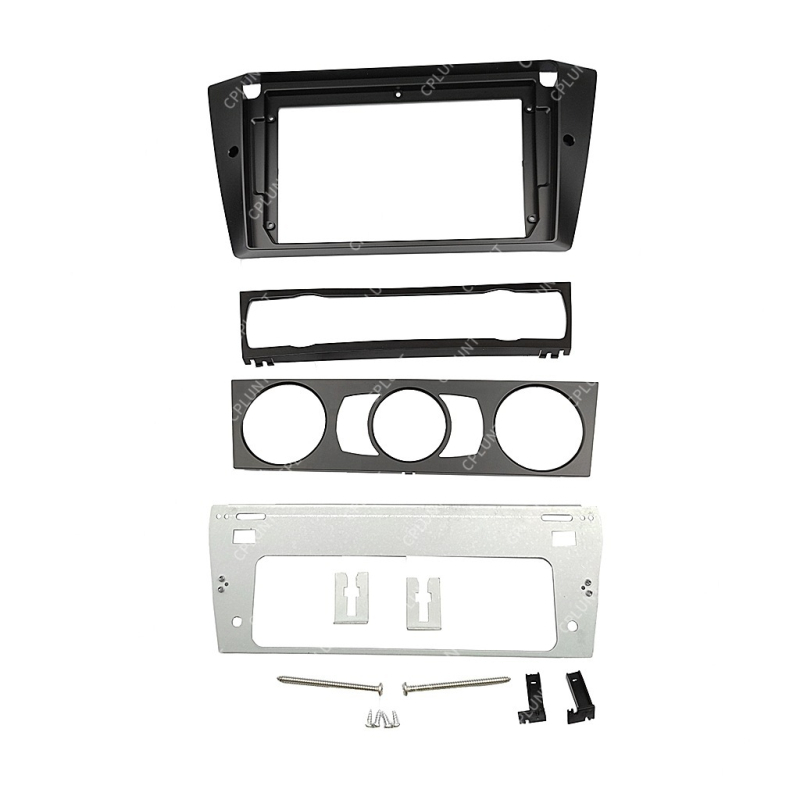 Okvir središnje konzole za navigaciju za BMW Serija 3 E90/E91/E92/E93 – višestruki okvir, ABS+PC, kompatibilno s modelima 2005–2012, težina 1 kg