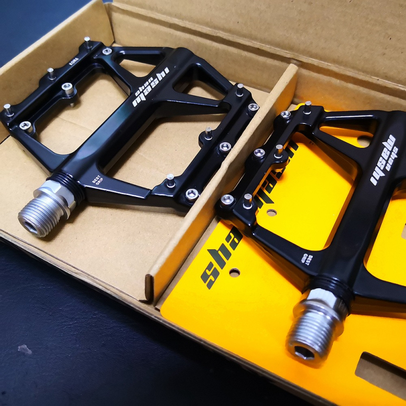 Pedale SHANMASHI KOMA din aliaj de aluminiu pentru biciclete montane, de șosea și pliabile