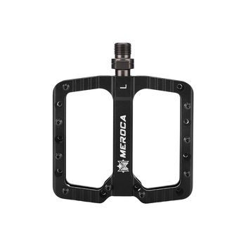 Meroca FR-25 pedale za MTB i cestovne bicikle – aluminijska legura, os od krom-molibden čelika, dutina velika pedala površina, protuklizna površina