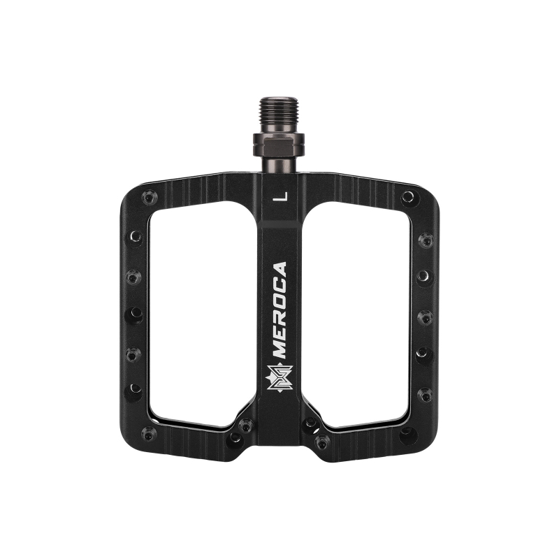 Meroca FR-25 pedale za MTB i cestovne bicikle – aluminijska legura, os od krom-molibden čelika, dutina velika pedala površina, protuklizna površina
