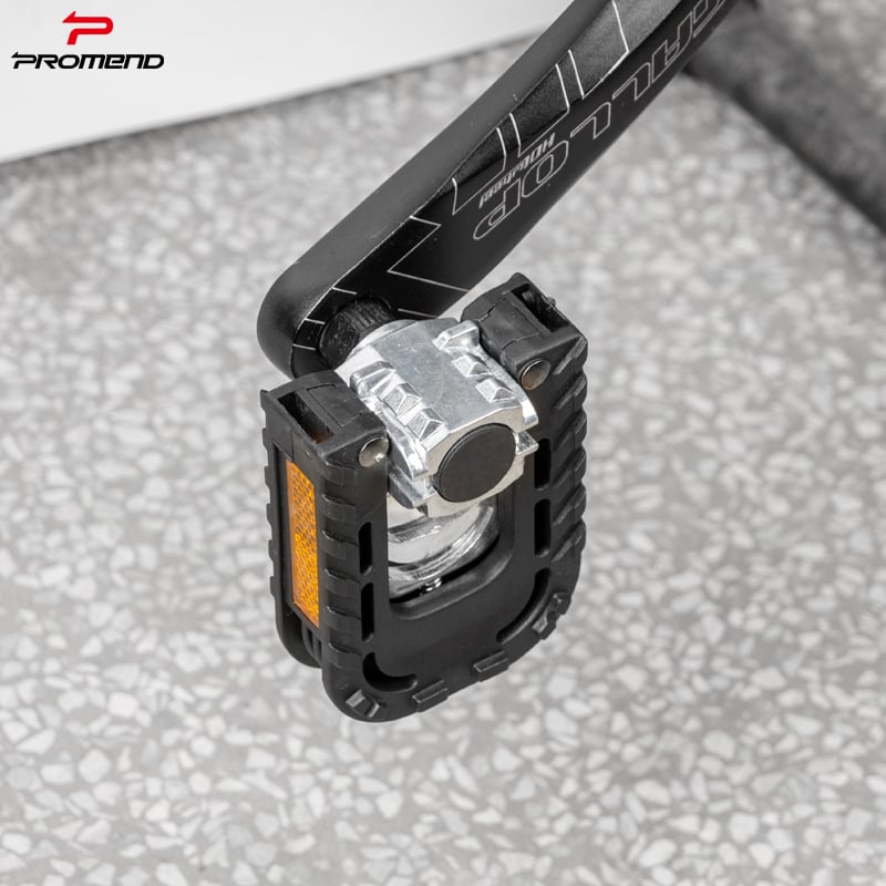 Promend PPD-F51 sklopni pedal za bicikl — tijelo od aluminijske legure, plastični okvir; kompatibilan sa sklopnim i gradskim biciklima.