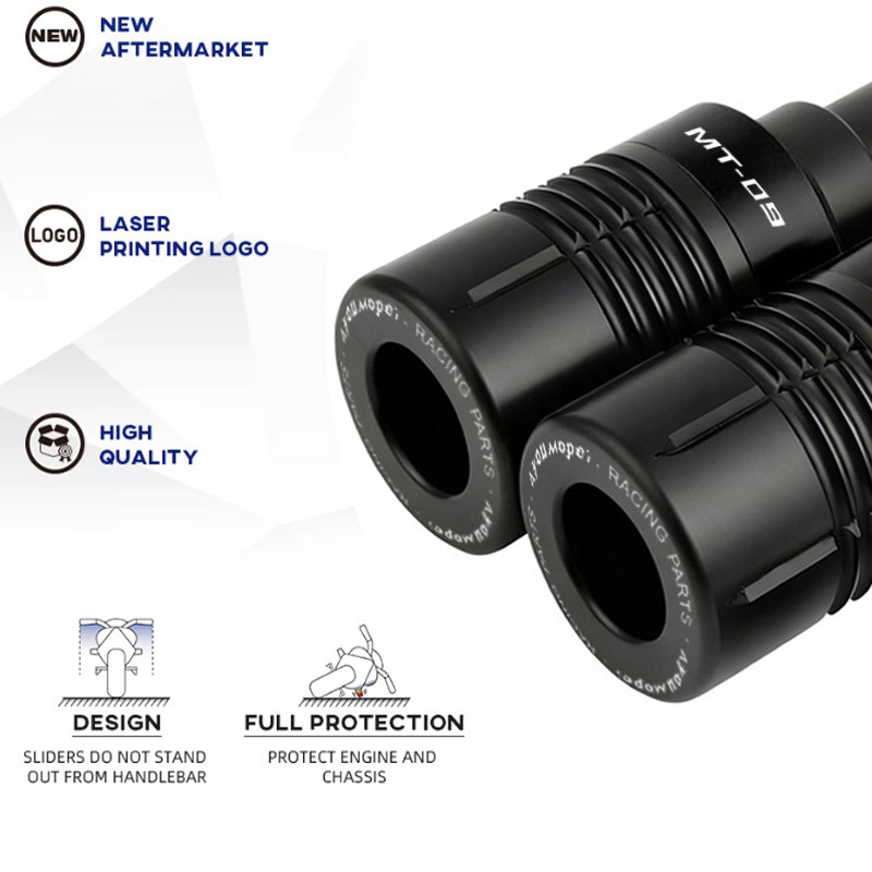 Set zaštitnih šipki za pad Yamaha MT-09 SP 21-25 (Standardni model) – plast i aluminijska legura