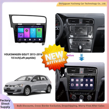 Predný rám pre VW Golf 7 s Android navigáciou a DVD – ABS+PC, 2013–2016