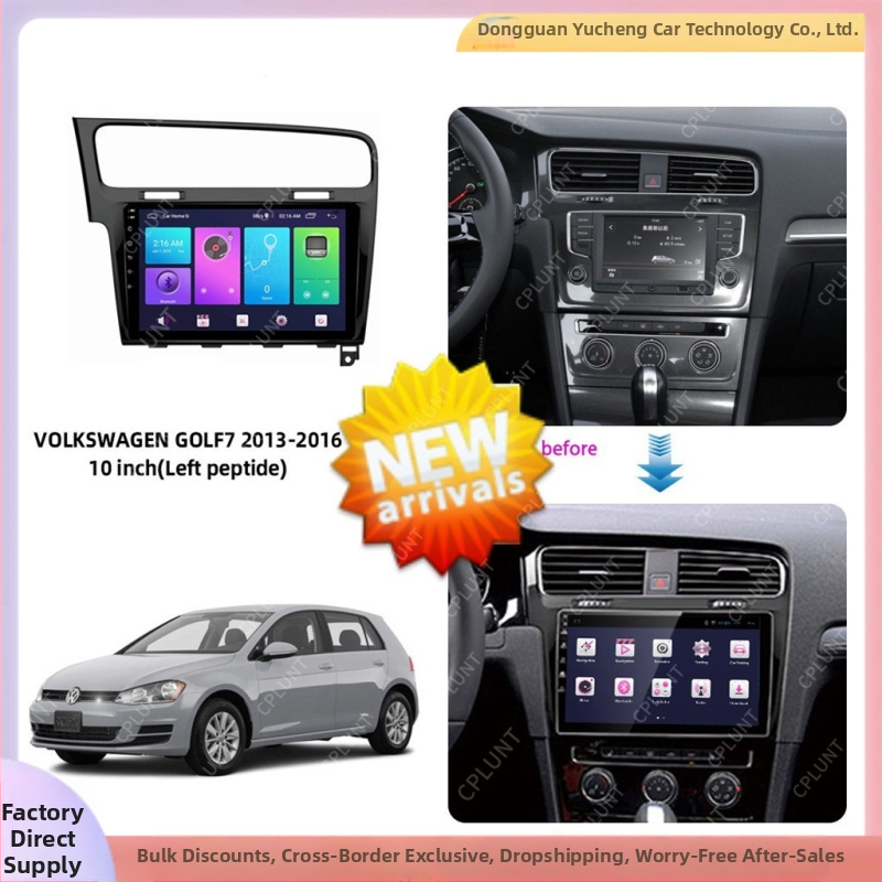 Predný rám pre VW Golf 7 s Android navigáciou a DVD – ABS+PC, 2013–2016
